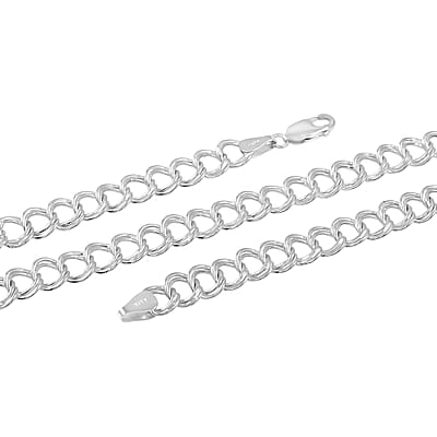 Sterling Silver Necklace 20 Inches 15.60 Grams