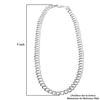 Sterling Silver Necklace 20 Inches 15.60 Grams