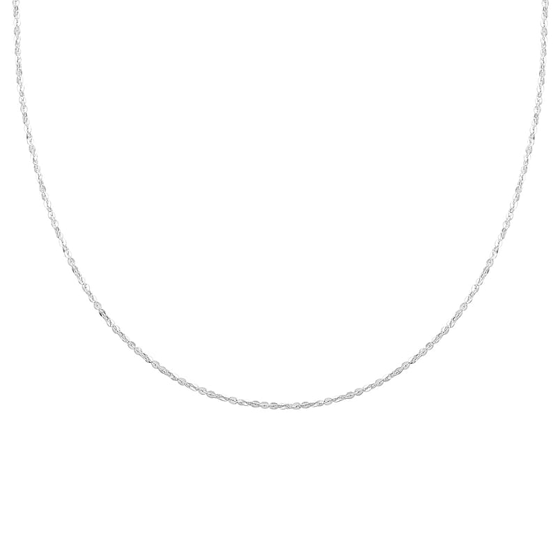 Italian Sterling Silver Twisted Necklace 18-24 Inches 4 Grams