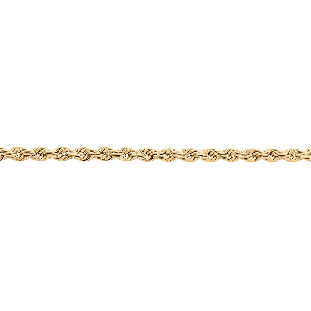 10K Yellow Gold 2.1mm Quint Rope Bracelet (7.00 In) 1.20 Grams image number 2