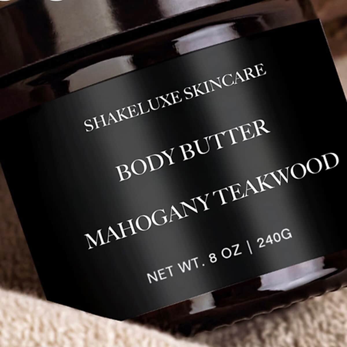 ShakeLuxe Mahogany Teakwood Body Butter 8 oz image number 0