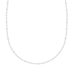 Sterling Silver Adjustable Link Chain Necklace 24 Inches 2.80 Grams