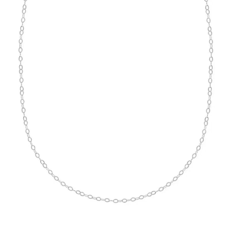 Sterling Silver Adjustable Link Chain Necklace 24 Inches 2.80 Grams