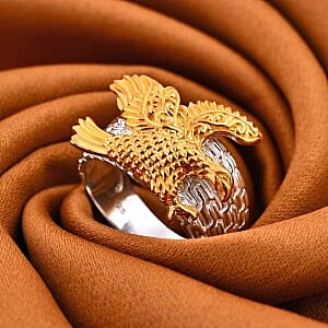 Vermeil YG Ring in Sterling Silver (Size 8.0)
