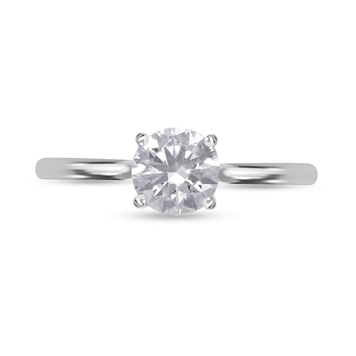 IGI Certified 14K White Gold Luxuriant Lab Grown Diamond (F, VS) Ring (Size 10.0) 1.00 ctw image number 0