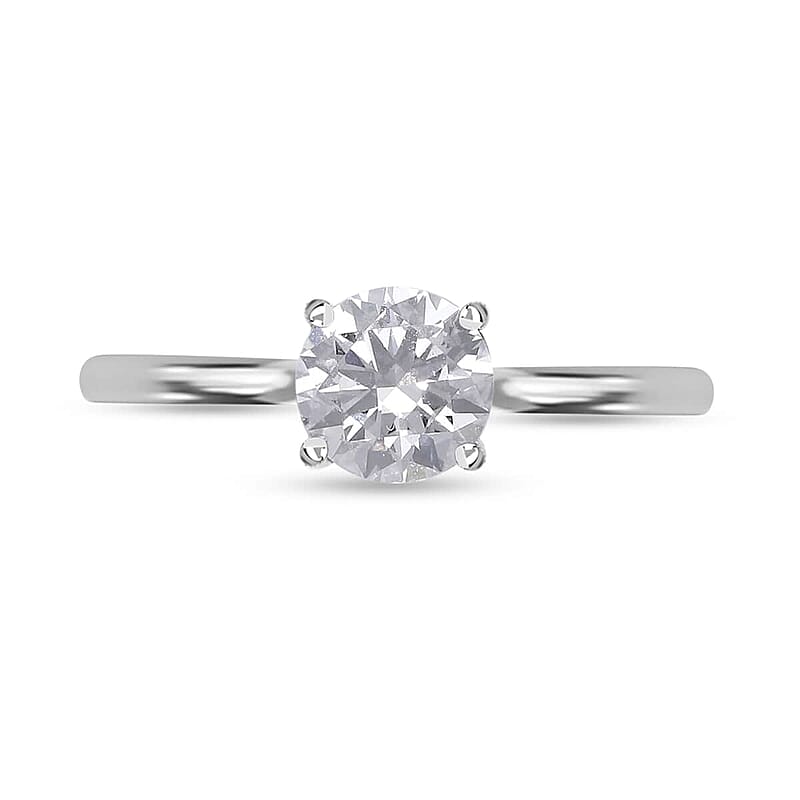 IGI Certified Luxoro 14K White Gold Luxuriant Lab Grown Diamond (F, VS) Ring (Size 10.0) 1.00 ctw