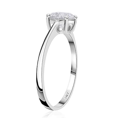 IGI Certified Luxoro 14K White Gold Luxuriant Lab Grown Diamond (F, VS) Ring (Size 10.0) 1.00 ctw