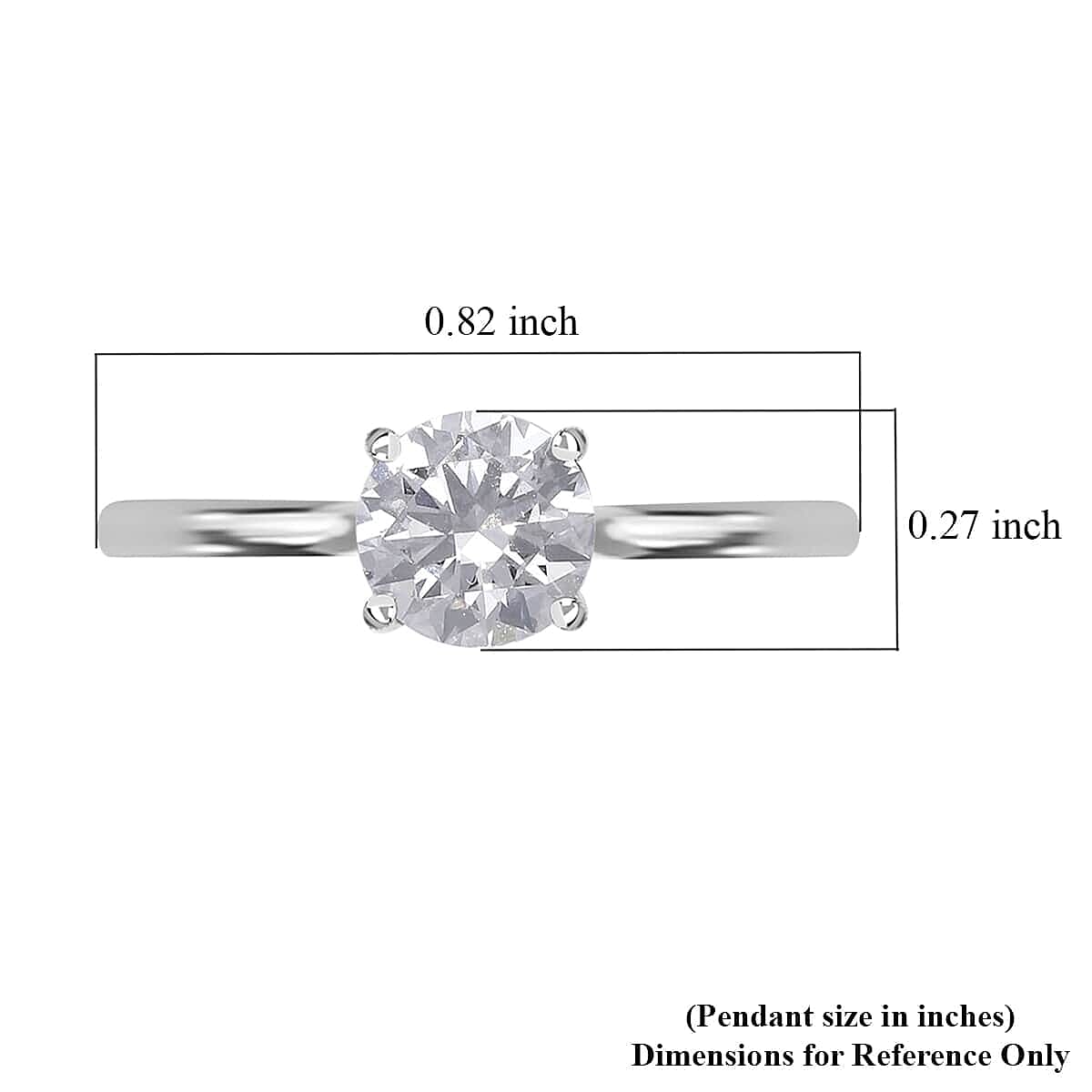 IGI Certified Luxoro 14K White Gold Luxuriant Lab Grown Diamond (F, VS) Ring (Size 10.0) 1.00 ctw