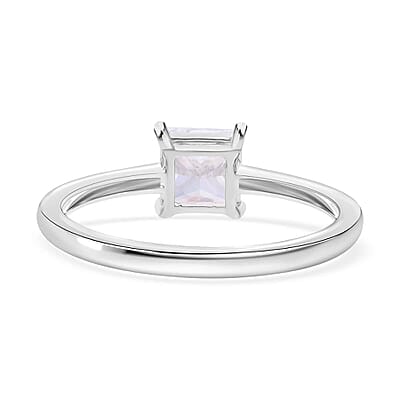 IGI Certified Luxoro 14K White Gold Princess Cut Luxuriant Lab Grown Diamond (E, VS) Solitaire Ring (Size 10.0) 1.00 ctw