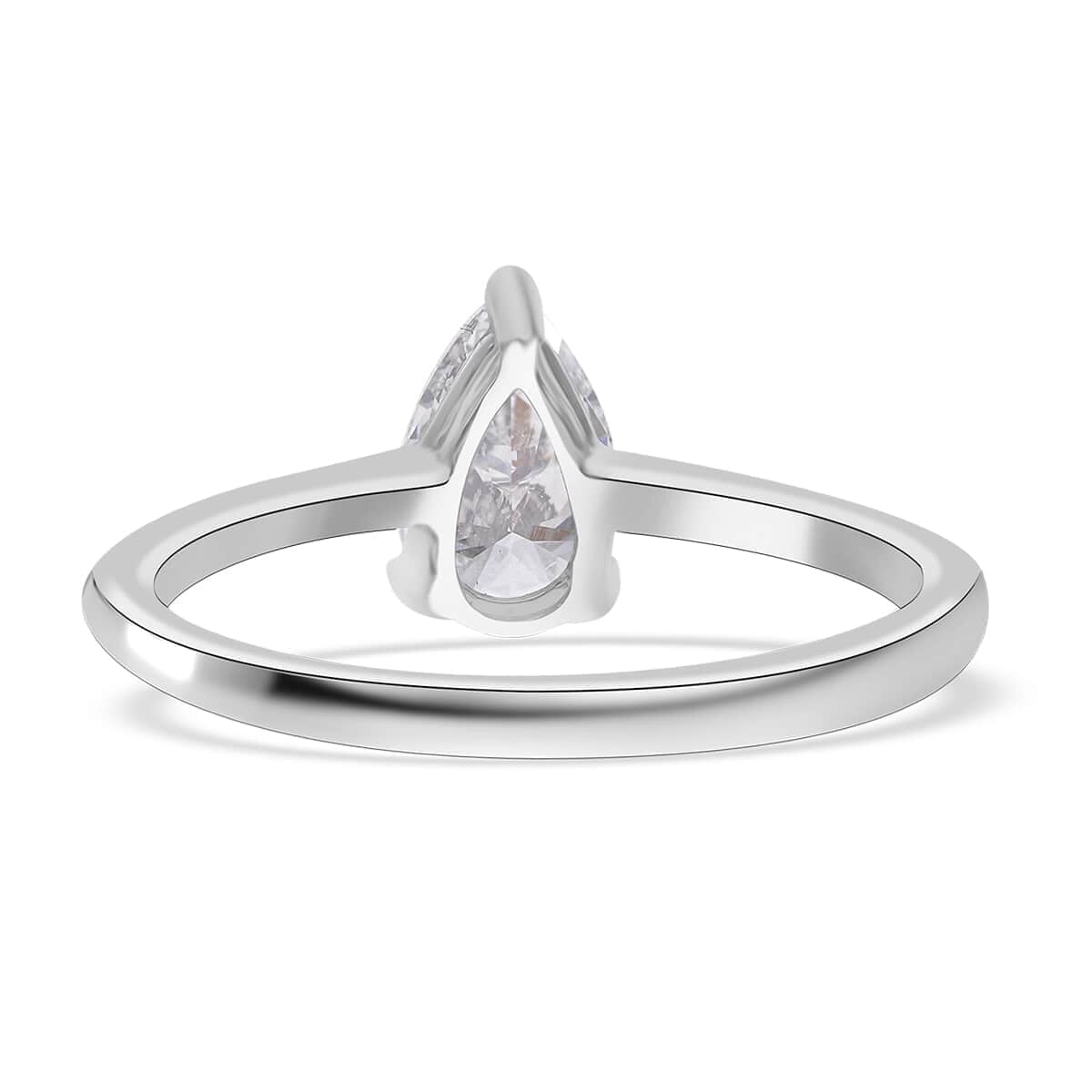 IGI Certified 14K White Gold Luxuriant Lab Grown Diamond (VS) Solitaire Ring (Size 10.0) 1.00 ctw image number 4