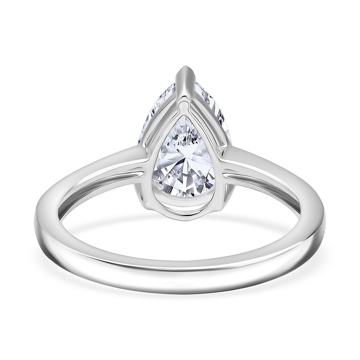 IGI Certified 14K White Gold Luxuriant Lab Grown Diamond (E-VS1) Solitaire Ring (Size 8.5) 1.00 ctw image number 4