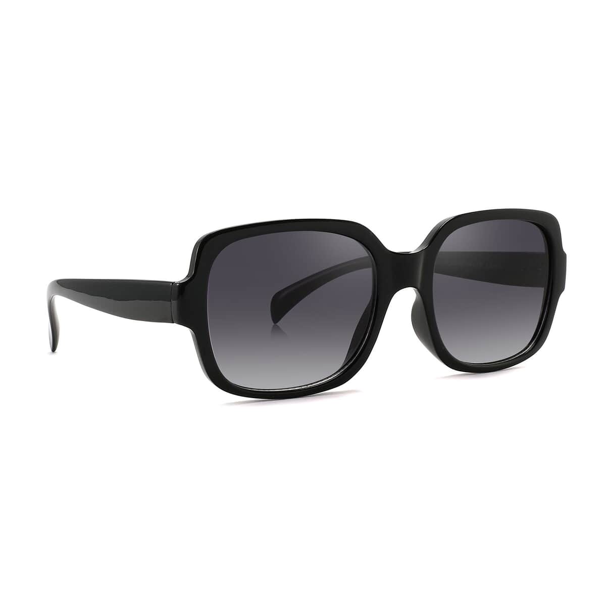 SolarX UV400 Polarized PC Women's Oversized Sunglasses -Black image number 0