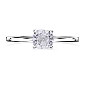 IGI Certified 14K White Gold Luxuriant Lab Grown Diamond VS Solitaire Ring (Size 8.0) 1.00 ctw