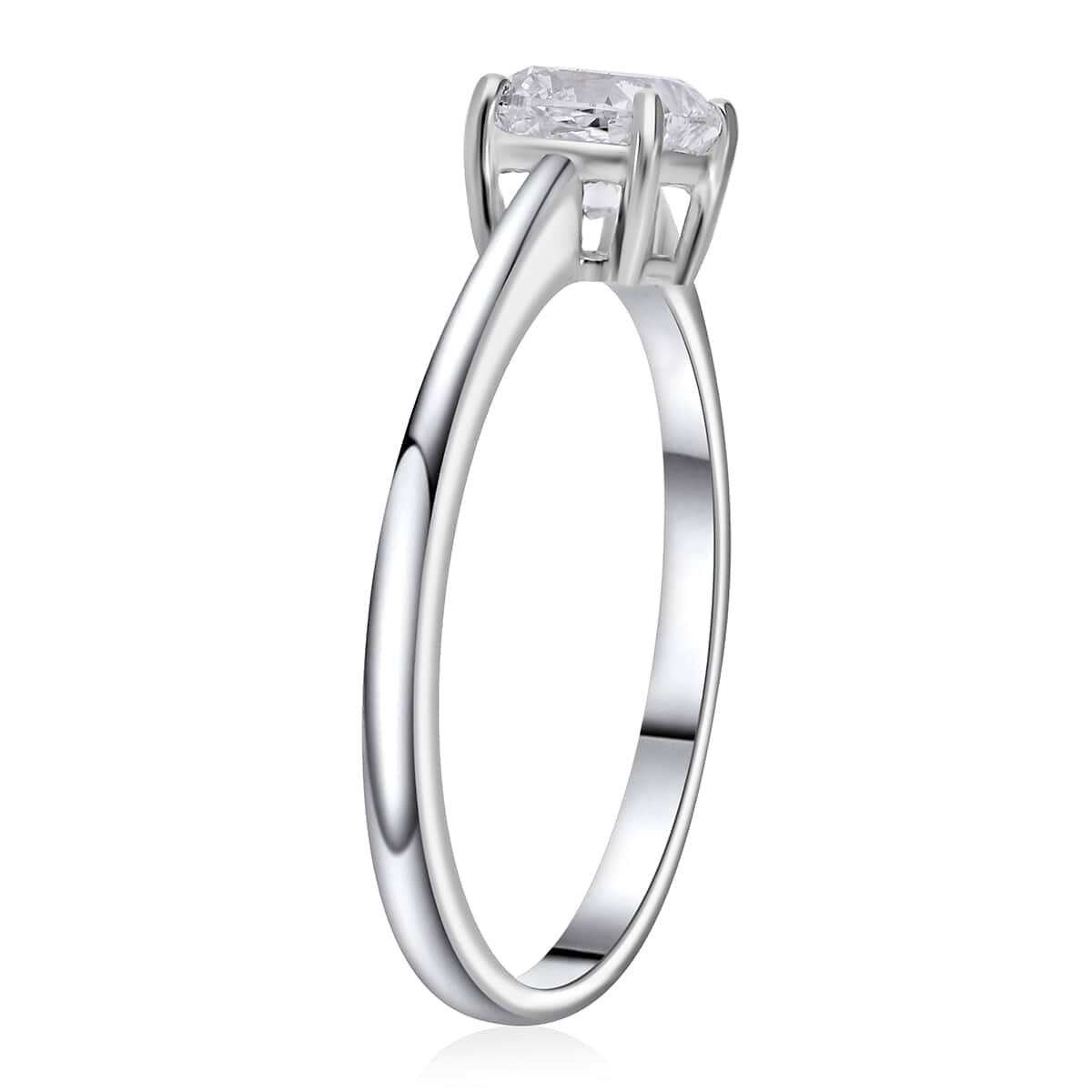 IGI Certified 14K White Gold Luxuriant Lab Grown Diamond VS Solitaire Ring (Size 8.0) 1.00 ctw image number 3