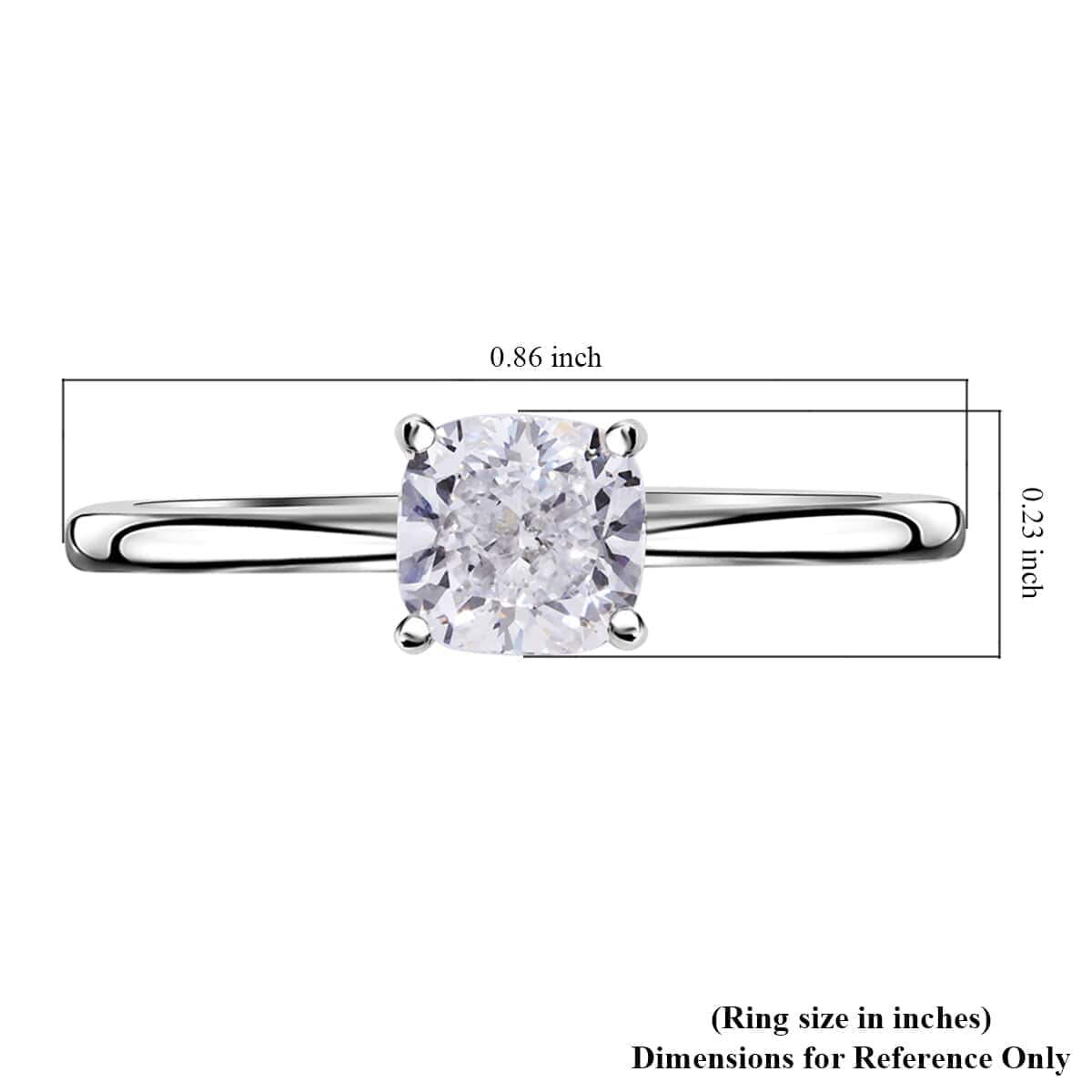 IGI Certified 14K White Gold Luxuriant Lab Grown Diamond VS Solitaire Ring (Size 8.0) 1.00 ctw image number 5