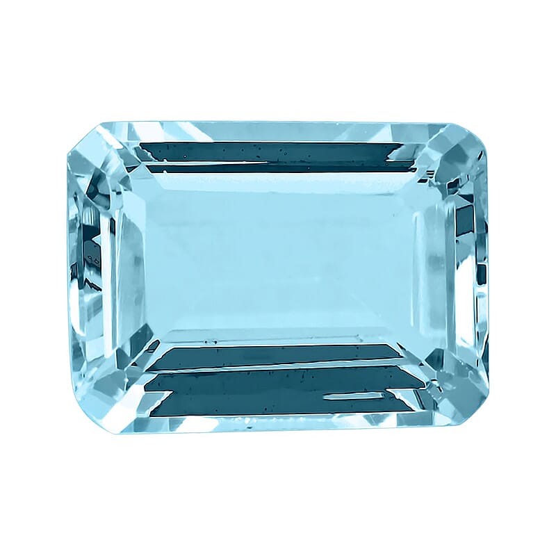 AAAA Sao Domingos Aquamarine Set of 2 (Oct 8x6 mm) 2.70 ctw