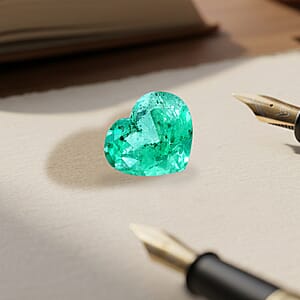 Certified & Appraised AAAA Boyaca Colombian Emerald (Hrt Free Size) 4.00 ctw