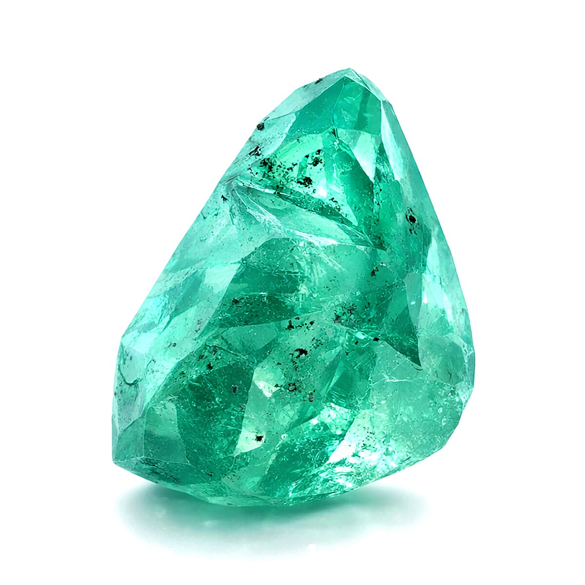 Certified & Appraised AAAA Boyaca Colombian Emerald (Hrt Free Size) 4.00 ctw image number 2