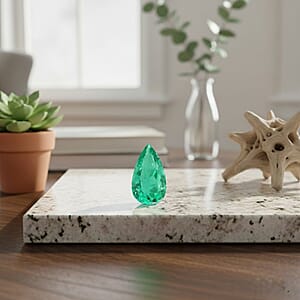 Certified & Appraised AAAA Boyaca Colombian Emerald (Pear Free Size) 4.00 ctw