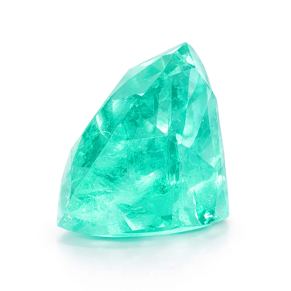 Certified & Appraised AAAA Boyaca Colombian Emerald (Pear Free Size) 4.00 ctw image number 3