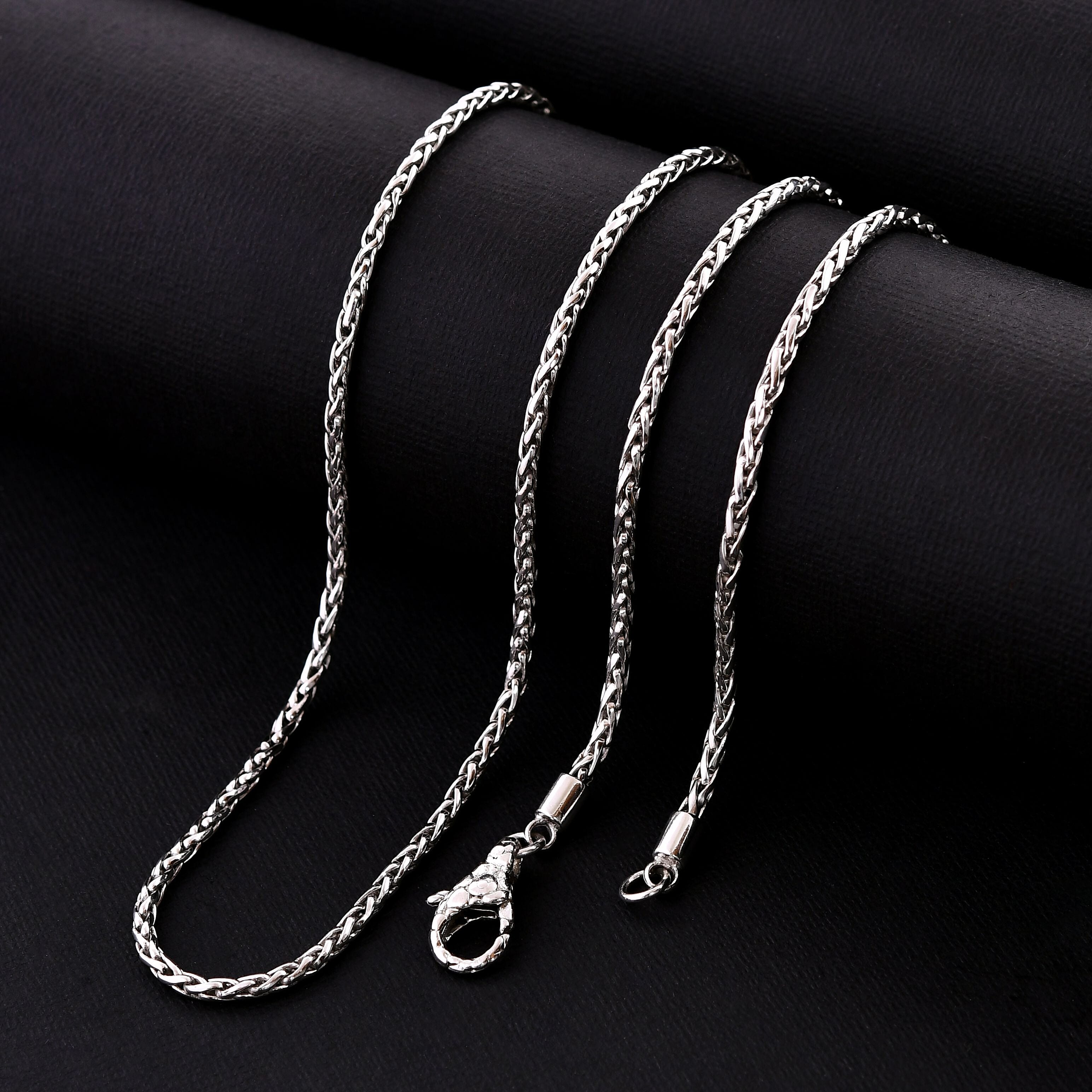 Sterling Silver Necklace (18 Inches) 16.38 g