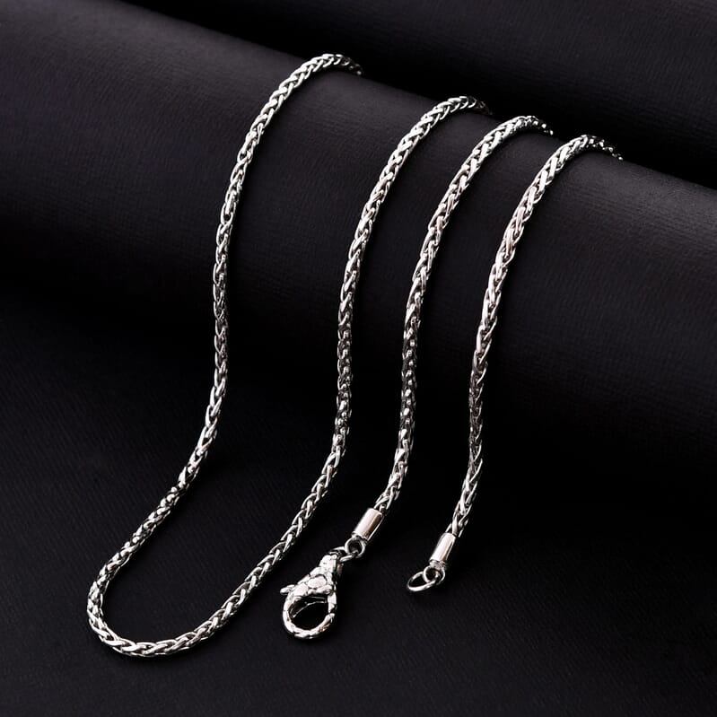 Sterling Silver Necklace (18 Inches) 16.38 g