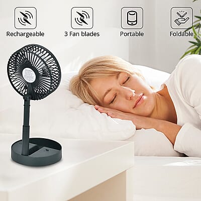 Green Foldable Portable Table Fan