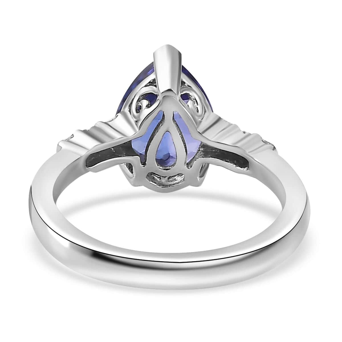 Rhapsody 950 Platinum AAAA Tanzanite, Diamond  (E-F, VS) Ring (Size 6.0) (6.10 g) 2.80 ctw image number 4