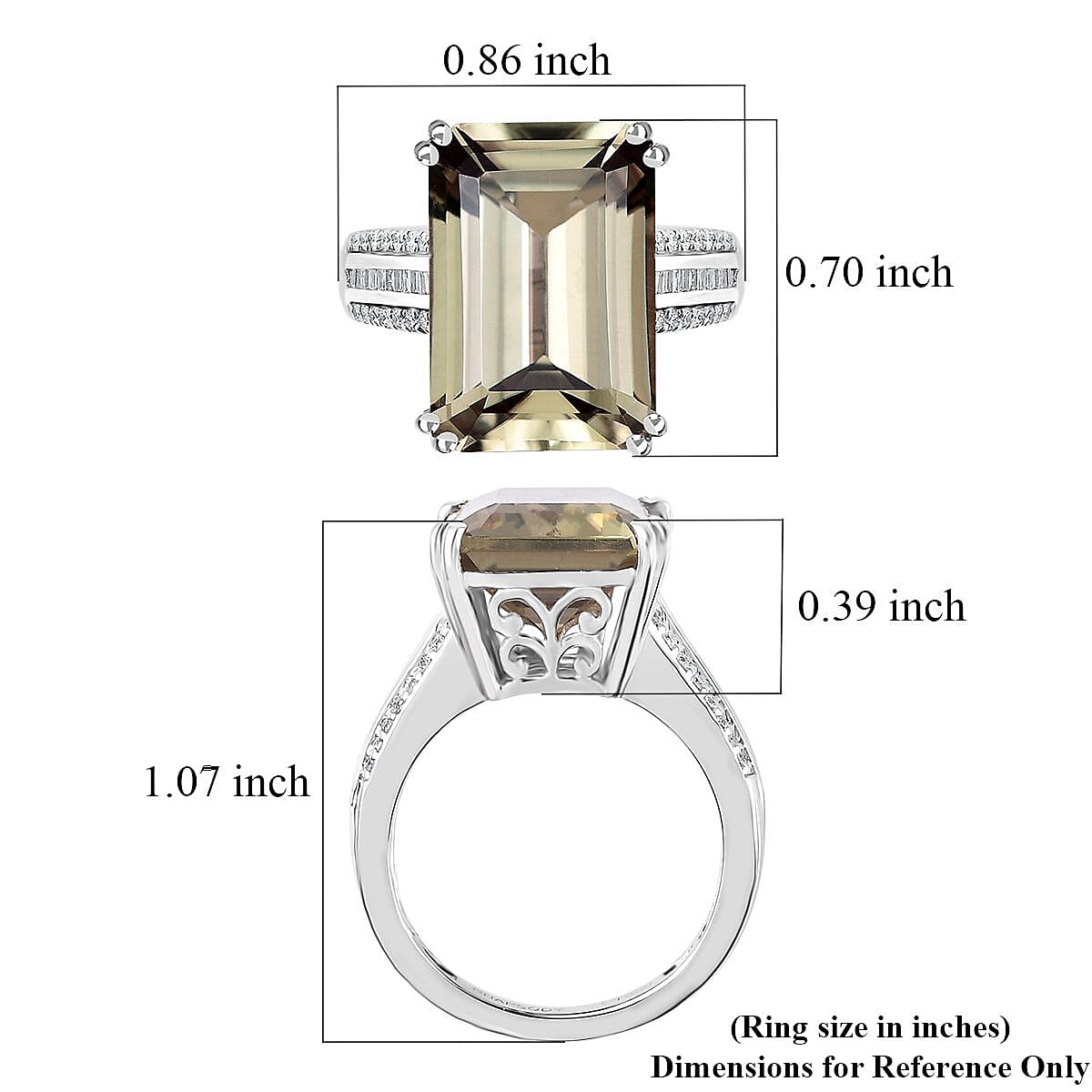 Certified & Appraised Rhapsody AAAA Turkizite and E-F VS2 Diamond 10.65 ctw Statement Ring in 950 Platinum (Size 7.0) 8.60 Grams image number 5