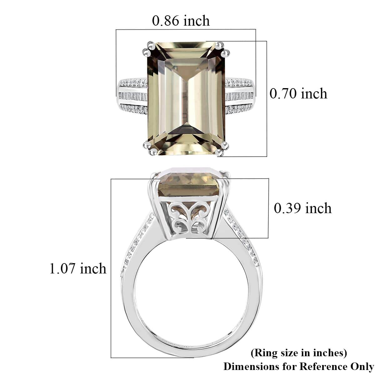 Rhapsody AAAA Turkizite and E-F VS2 Diamond 10.65 ctw Ring in 950 Platinum (Size 8.0) image number 5