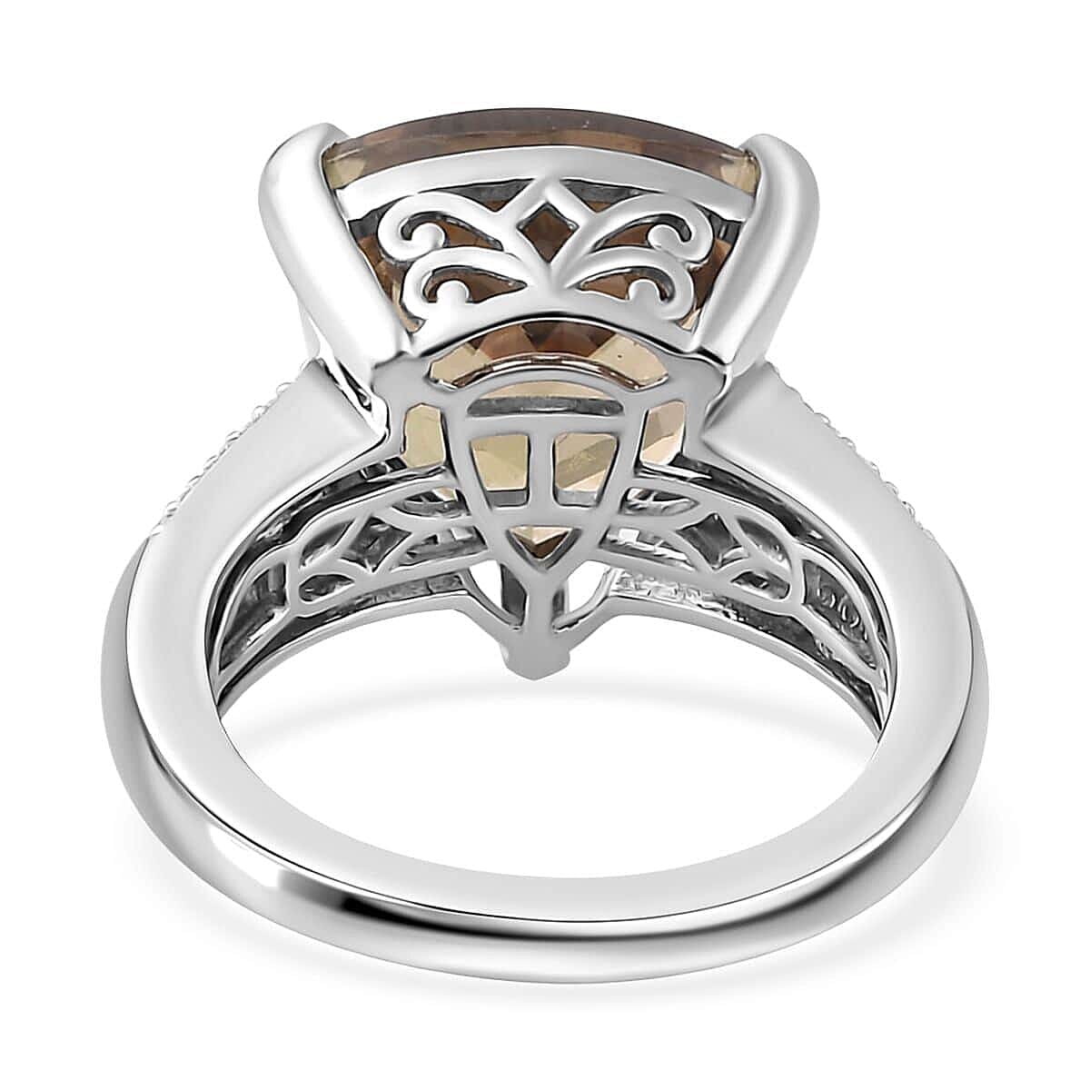 Certified Rhapsody AAAA Turkizite, Diamond Statement Ring in 950 Platinum 10.35 ctw (Size 10.0)
