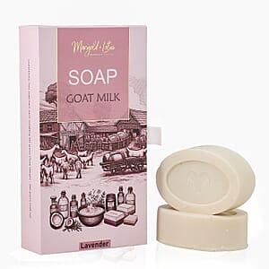 Marigold and Lotus Set of 2 Goat Milk Soap - Lavender fragrance