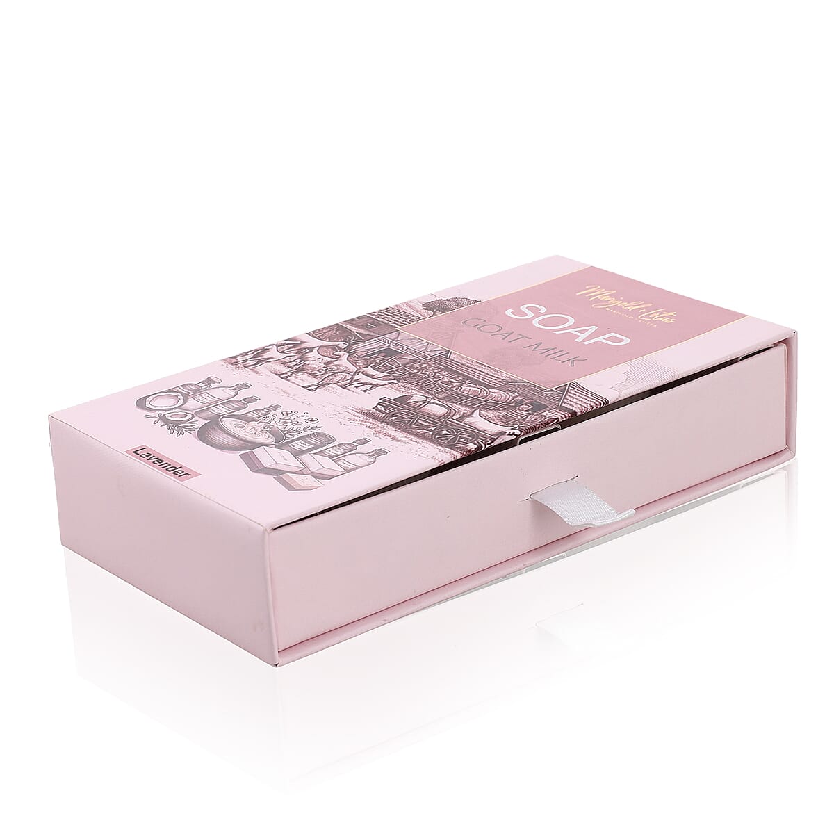 Marigold and Lotus Set of 2 Goat Milk Soap - Lavender fragrance image number 4