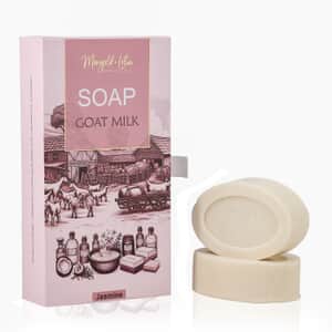 Marigold and Lotus Set of 2 Goat Milk Soap - Jasmine fragrance