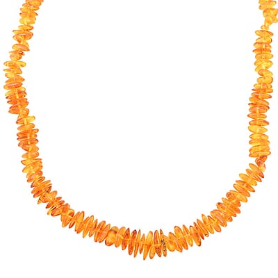 Baltic Amber Smooth Chips Necklace