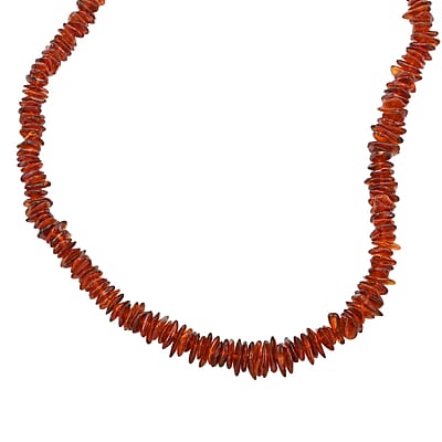 Baltic Amber Beaded Statement Necklace 22 Inches
