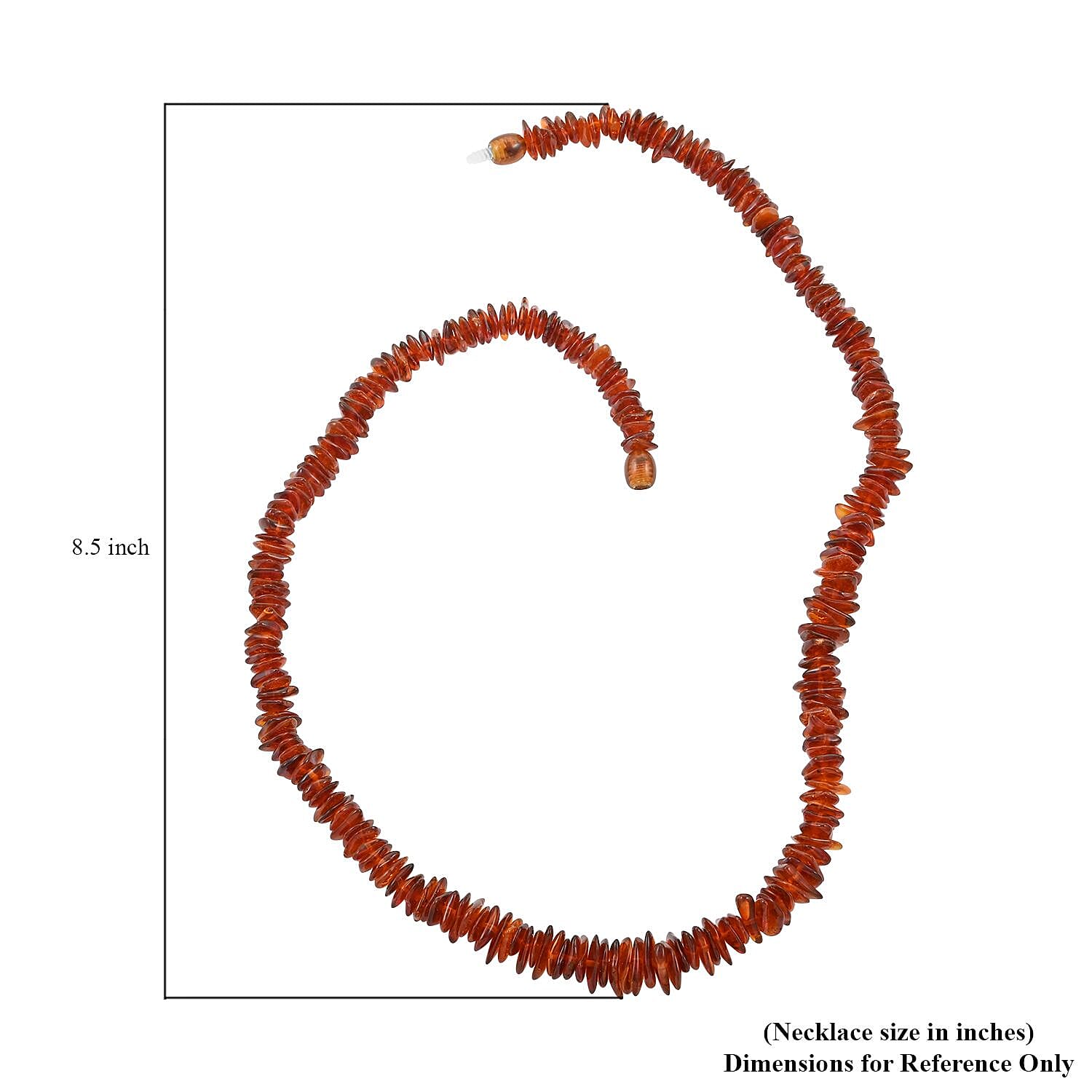 Baltic Amber Beaded Statement Necklace 22 Inches