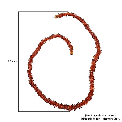 Baltic Amber Beaded Statement Necklace 22 Inches