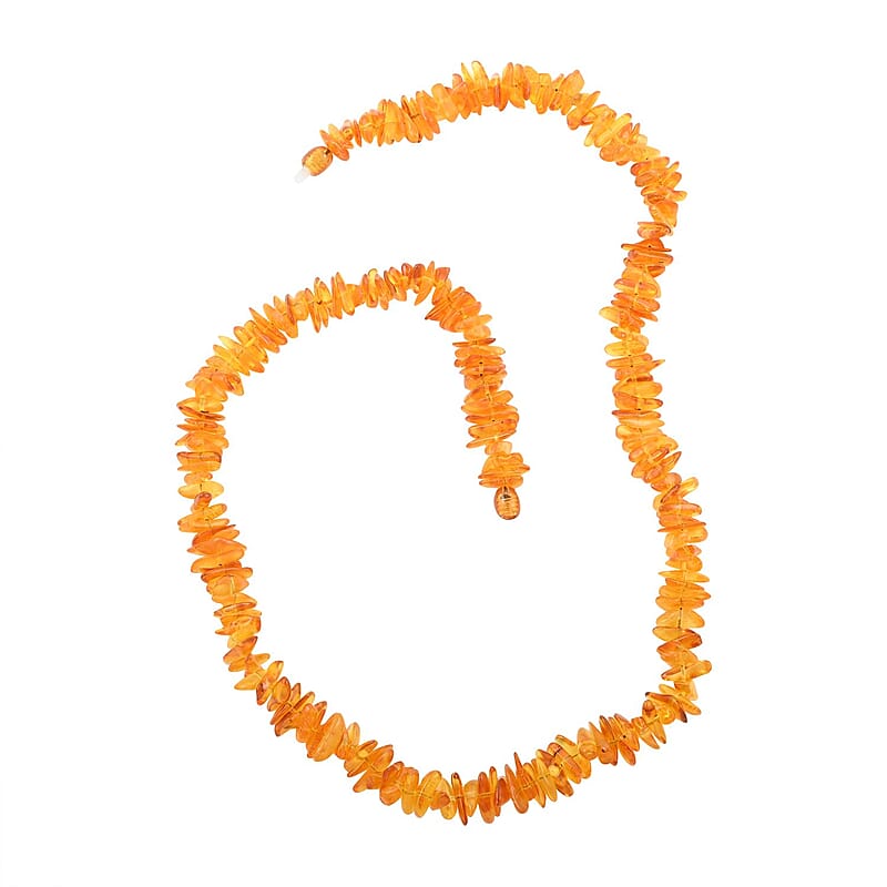 Baltic Amber Autumn Color Chips Necklace