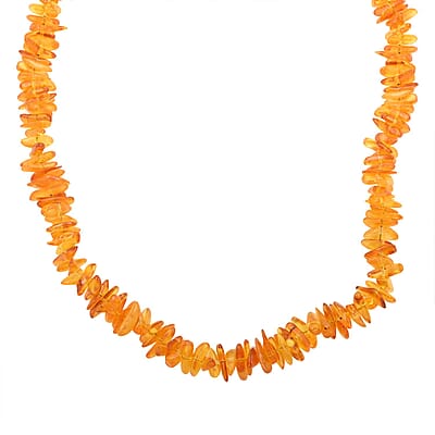 Baltic Amber Autumn Color Chips Necklace
