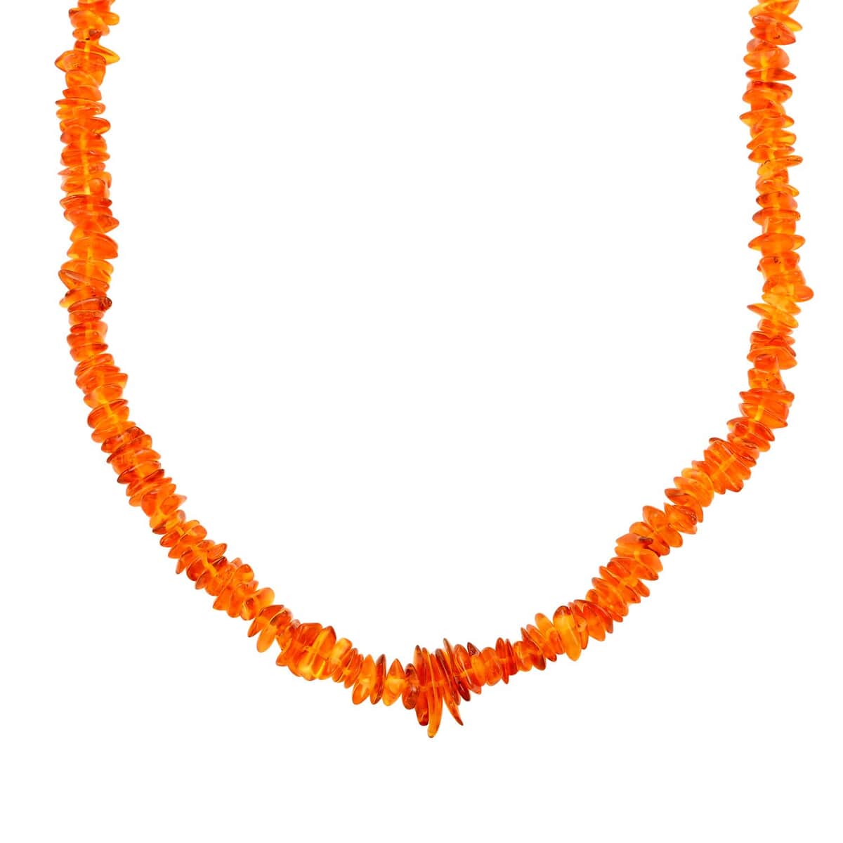 Baltic Amber Beaded Necklace 24 Inches image number 2