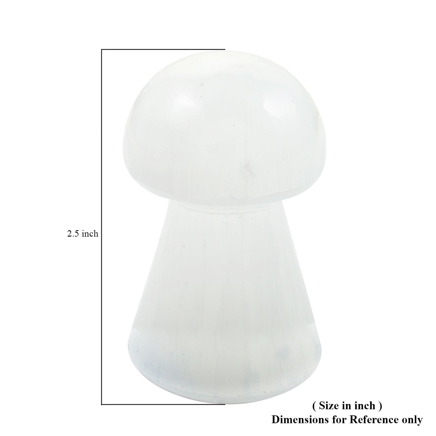 Selenite Mushroom 6cm 417.5ctw