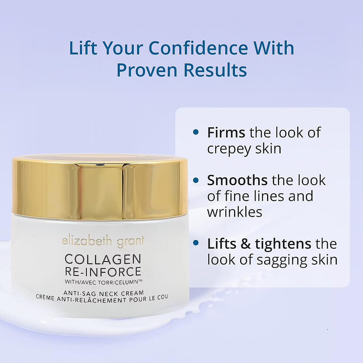 Elizabeth Grant Collagen Re-Inforce Anti Sag Neck Cream (3.4oz) image number 3