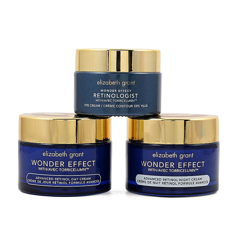 Elizabeth Grant Retinol Face Collection (Day and Night Cream 1.7oz & Eye Cream 1oz)