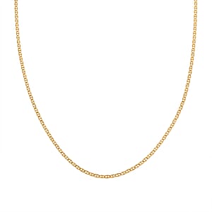 Italian 14K YG Over Sterling Silver Venezia Chain Necklace (24 Inches) (2.50 g)