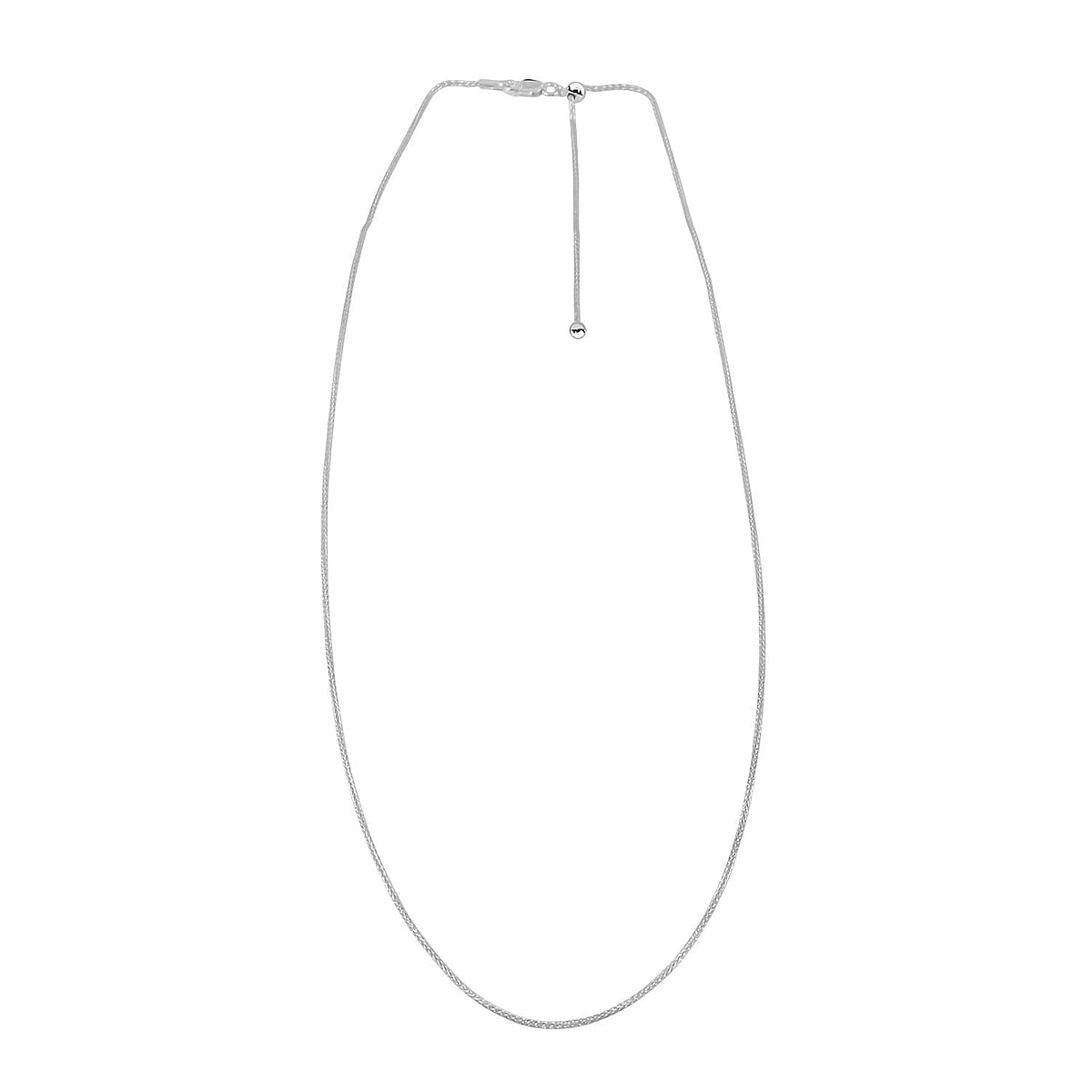 Ankur's Treasure Chest Italian Sterling Silver Chain Necklace 24 Inches 3.20 Grams image number 3