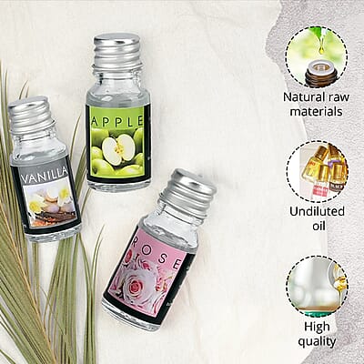 Set of 12 Essential Oil with Ceramic Base 10ml