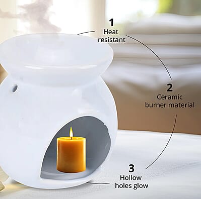 Set of 12 Essential Oil with Ceramic Base 10ml
