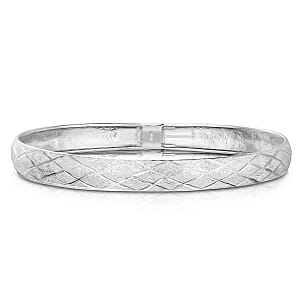 Sterling Silver Bangle Bracelet (7.50 In) 5.50 g