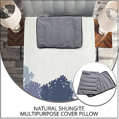Gray Polyester Travelling Shungite Pillow 1 lb.